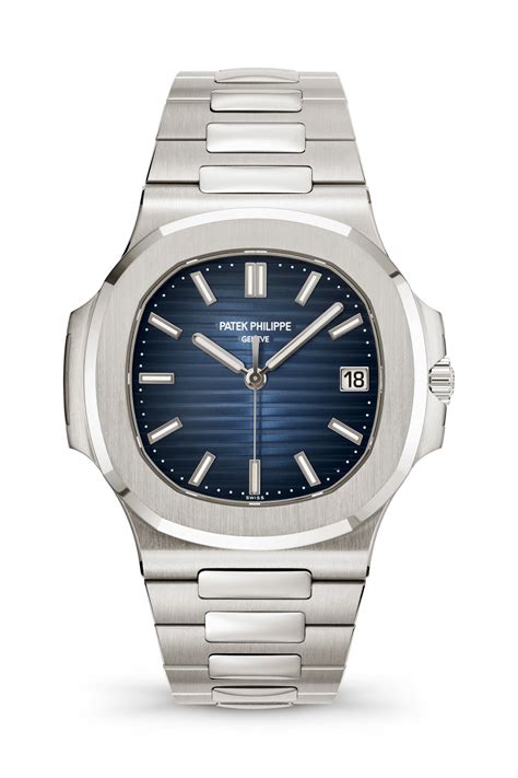 patek philippe white gold blue face|Patek Philippe nautilus blue.